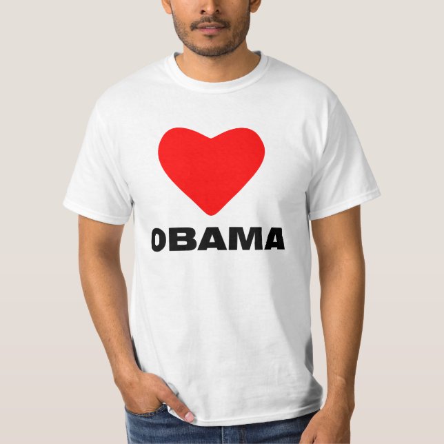 Kärlek Obama Tröja (Framsida)