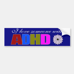 Kärlek och ADHD Bildekal