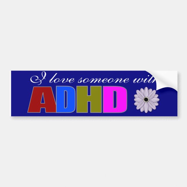 Kärlek och ADHD Bildekal (Framsidan)