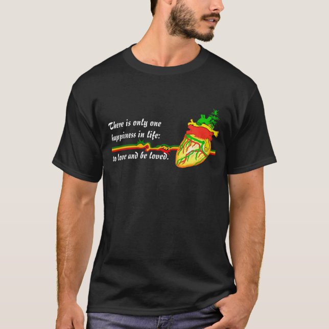 Kärlek och älskas t shirt (Framsida)