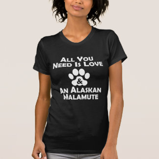 Kärlek och en alaskabo Malamute Tröja