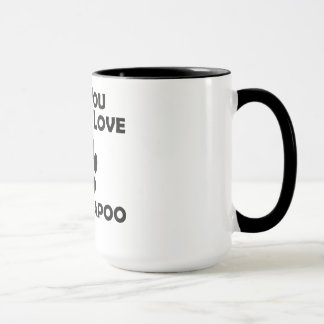 Kärlek och en Cockapoo Mugg