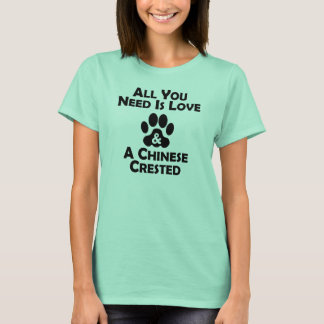 Kärlek och en kinesisk beklädnad t shirt