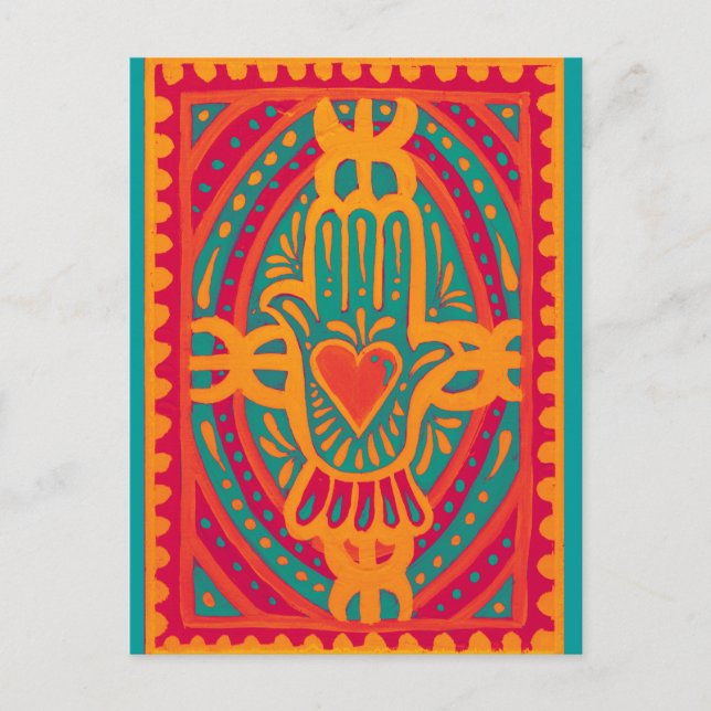 Kärlek och förmögenhet för dig vykort (Framsida)