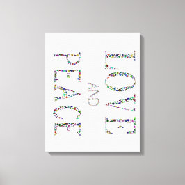 Kärlek och fred canvastryck