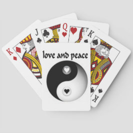 Kärlek och fred casinokort