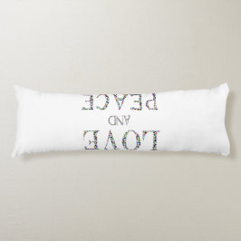 Kärlek och fred kroppskudde