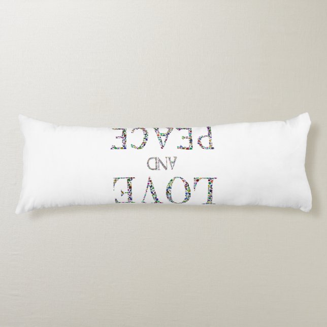 Kärlek och fred kroppskudde (Framsidan)