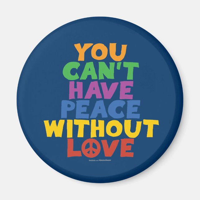 Kärlek och fred magnet (Framsidan)