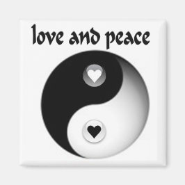 Kärlek och fred magnet