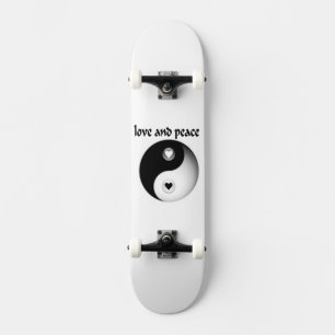 Kärlek och fred mini skateboard bräda 18,5 cm