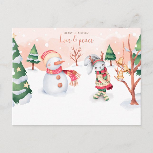 Kärlek och fred vykort (Framsida)