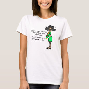 Kärlek- och giftermålhumor t shirt