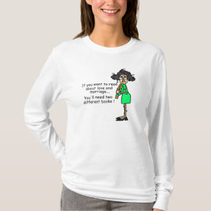 Kärlek- och giftermålhumor tee