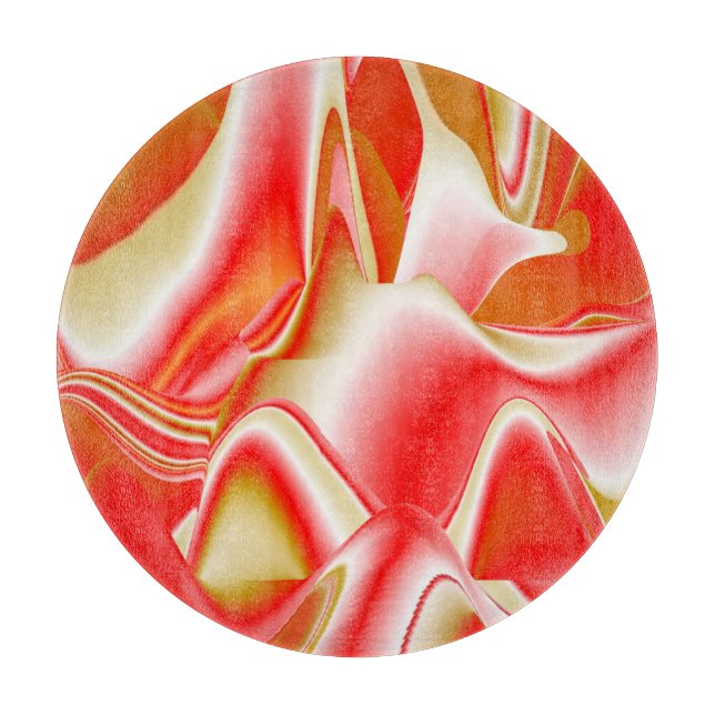 Kärlek och Guld Abstrakt 3D Rainbowart (Framsidan)