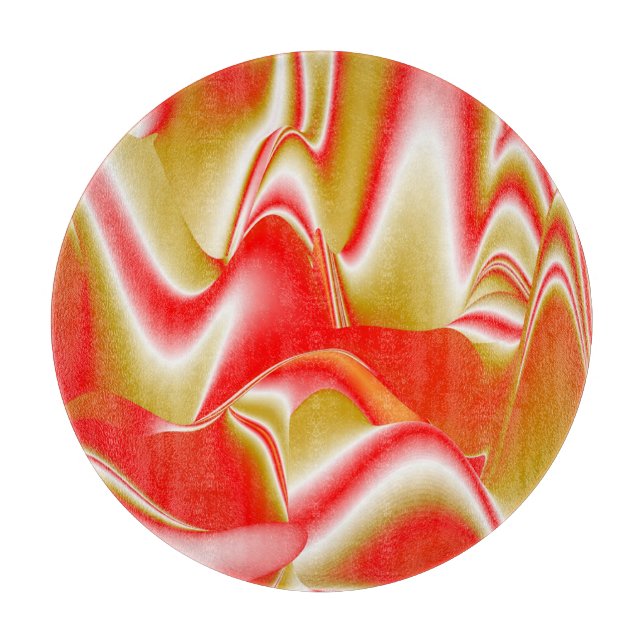 Kärlek och Guld Abstrakt 3D Rainbowart (Framsidan)
