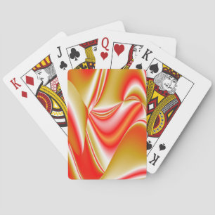 Kärlek och Guld Abstrakt 3D Rainbowart Casinokort
