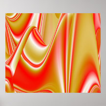 Kärlek och Guld Abstrakt 3D Rainbowart