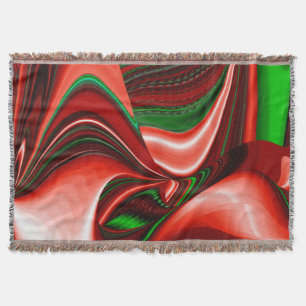 Kärlek och Hope Abstrakt 3D Rainbowart Filt