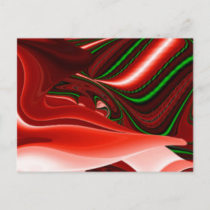 Kärlek och Hope Abstrakt 3D Rainbowart Helg Vykort