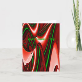 Kärlek och Hope Abstrakt 3D Rainbowart Helgkort