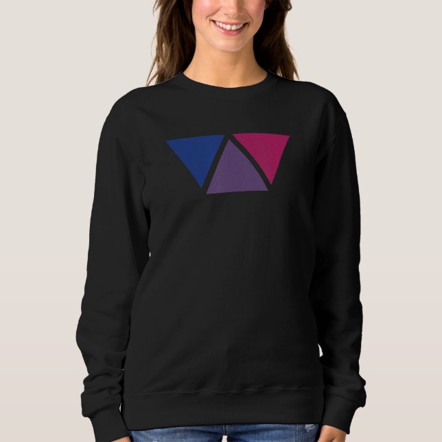 Kärlek och Jämställdhet mellan två trianglar - Bis T Shirt (Framsida)
