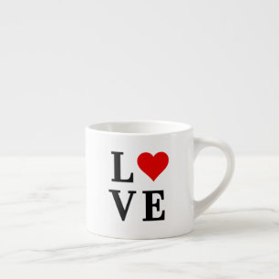 KÄRLEK och kortlivad Elegant Espressomugg