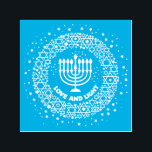 Kärlek och lätt menorahs självinkande frimärke självfärgande stämpel<br><div class="desc">Fira åtta dagar och åtta nätter av festivalen i Ljus med Hanukkah-kort och -gåvor. Ljus festival är här. Ljusa menoran,  spela med drömmaren och festen på latkes och sufganiyots. Fira Hanukkahs anda med vänner,  familj och nära och kära genom att önska dem Lycklig Hanukkah.</div>