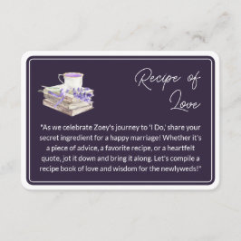 Kärlek och Lavender | Mottagare av Kärlek Tilläggskort