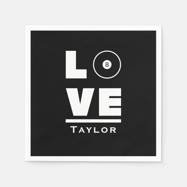 Kärlek och levande biljetter och Bassäng Sportfant Pappersservett (Framsidan)