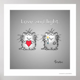 Kärlek och Light av Sandra Boynton Poster