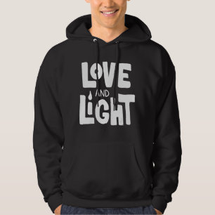 Kärlek och Light Hanukkah Hoodie