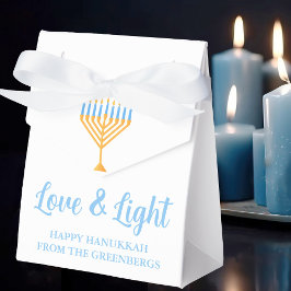 Kärlek och Light Hanukkah Menorah Anpassningsbar P Presentaskar