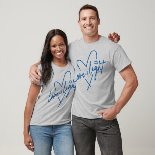 Kärlek och Light Hanukkah T Shirt