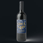 Kärlek och ljus | Faux Foil Loving Bokeh Hanukkah Vinflaska Etikett<br><div class="desc">En söt Hanukkah-design,  med en vacker bokeh ljus med texten kärlek & light i en metallisk faux foil guld struktur.</div>