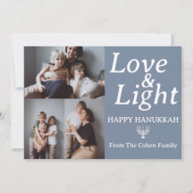 Kärlek och ljus | Fotokollage för familjen Hanukka
