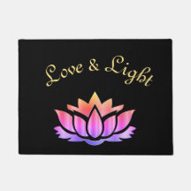 Kärlek och ljus lotusblommablommadesign