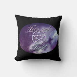 Kärlek och ljus med pentakel kudde