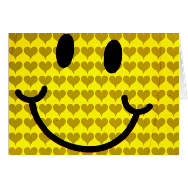 Kärlek och Lycka Hälsningskort (Framsidan Horizontal)