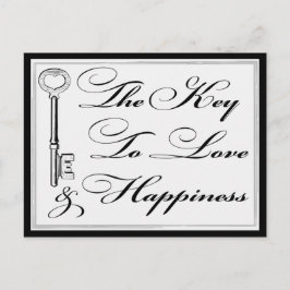 Kärlek och lycka Nyckel, råd Bröllop par