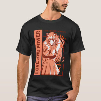 Kärlek och makt anime rolig t shirt