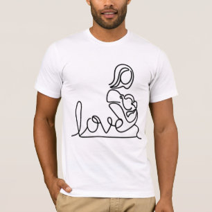 Kärlek och Mor som har baby T Shirt