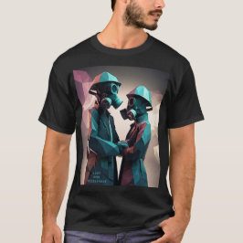 KÄRLEK OCH MOTSTÅND Isometrisk lågpolkatalog T Shirt