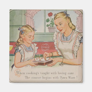 Kärlek och omsorg startar med den Pyrex Magnet