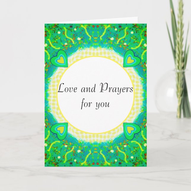 Kärlek och Prayers åt er Kort (Framsida)