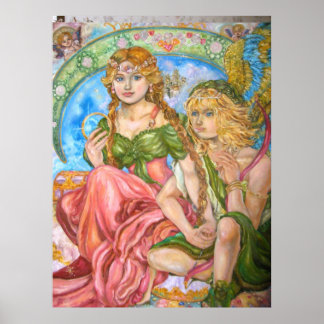 Kärlek och prinsessa. poster