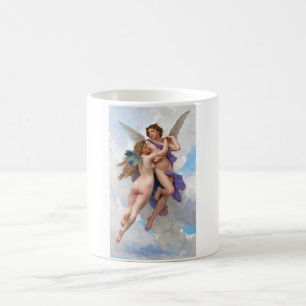 Kärlek och Psyche, Bouguereau Kaffemugg