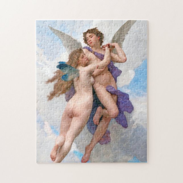 Kärlek och Psyche, Bouguereau Pussel (Vertikal)