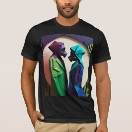 KÄRLEK OCH RESISTANCE Origami Vibrant T Shirt