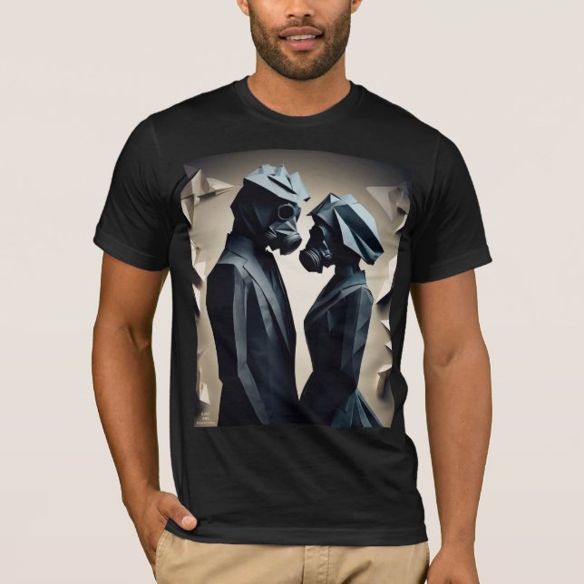 KÄRLEK OCH RESISTANS Origami T Shirt (Framsida)